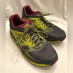 361° Santiago Running Shoes Castlerock/Limeaide/Burgundy, NWB, Women's, 12